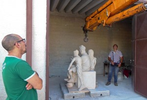 Scultura Fabio trasporto1 cr